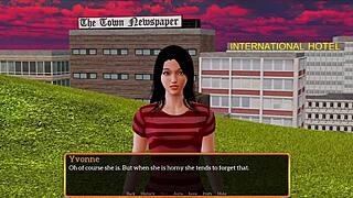 Love Sparks Fly with Curvy New Family Big Tits Teen Hentai Bliss Part 59