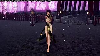 3d mmd teen babes shake sexy asses in cute dance comp