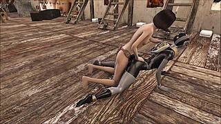 lesbian latex bdsm teens FUCK hard in fallout 4!!