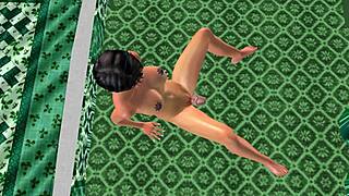 dig that tattooed beauty getting fingered deep in the temple