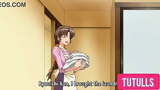 teen girl caught inserting ice cream in mouth in school yard garden hentai scene