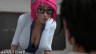 Hot Teacher Tempts Horny Students in Steamy 3D Hentai Fuck Fest