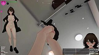 manaka's secret flashing in residential area