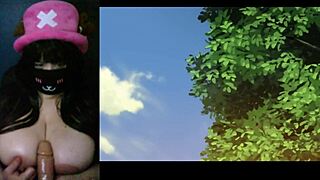 bbw bunny milf ivyadventure shoves huge dildo in fat ass