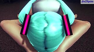 Hatsune Miku Sex Before Concert 3D Hentai