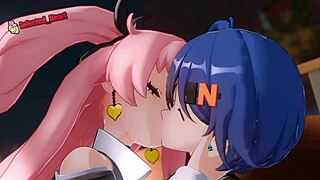 yuri lesbians lick pussies finger cunts muff dive shorts compilation august