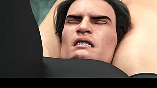 Sexy Girl in Skirt Performs Figure 4 Upskirt Domination