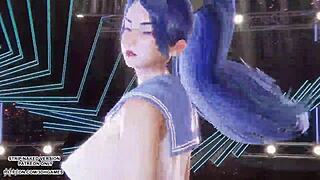 ahhh akali ahri seraphine kaisa evelynn dance so sexy