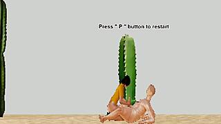 samba lady shakes ass in new 2024 hentai game stage sex play