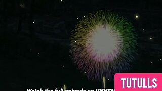 Girlfriend catches boyfriend cheating with big tit stepmom