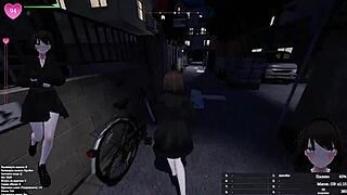 Exhibitionist girl opens coat flashing big tits and ass on public street