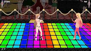 princess of the ring 2 hentai game oh cute ladies scissor and lick in lesbian bliss!