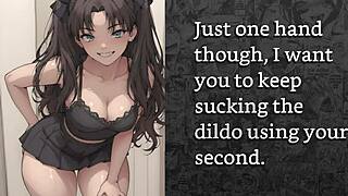 faygrey rin tohsaka turns me into obedient girlfriend teaching cock handling joi