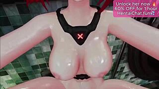 Hentai Girl's Wild Ride Ends in Gushing Squirt Surprise