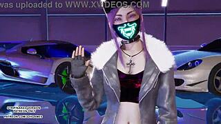 MMD EXID Pink Hot Dance Features Ahri Seraphine Akali K/DA League Legends Hentai Vibes