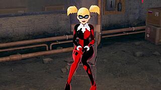 hey robin, caught spying on harley quinn's sheer halloween tits in fantasyking3 full hentai movie?!