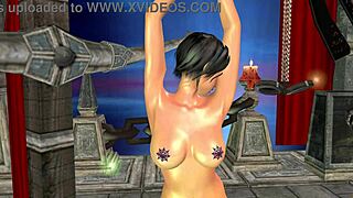 hey beautiful girl, masturbate with that bottle while tied up in the temple