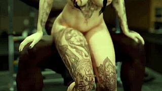 Tight hairless pussy grips monster cocks in cowgirl and missionary rides with big tits bouncing in anime fetish compilation