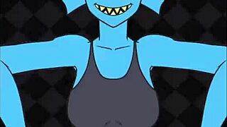 Undyne's Intense Ride on Monster Cock Fuels Deep Emotional Furry Hentai Passion