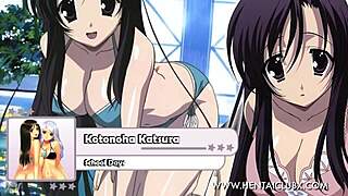 Anime Girls in Bikini Tease at Ecchi Sanctuary Contest