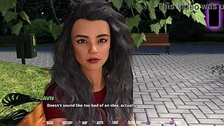 College Kings 2 Episode 12 Busty Brunette Explores Exciting New Interests