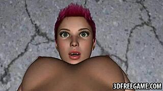 redhead lesbian babe moans as wet pussy gets licked deep