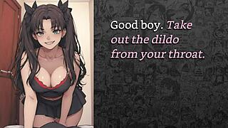 faygrey rin tohsaka turns me into obedient girlfriend teaching cock handling joi