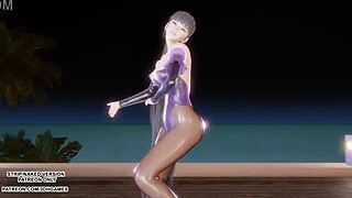 mmd le sserafim smart eve kpop dance star blade style uncensored 4k 60fps performance