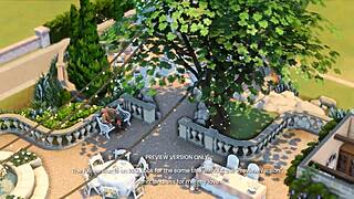 naughty celebrity sim gets outdoor fun in she aint mine preview