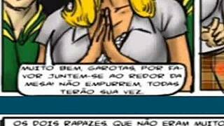 She rides monster black cock in classroom hentai synced to music