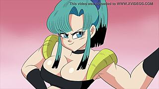Bulchi Rides Gogeta's Cock in Dragon Ball XXX Parody