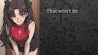 faygrey rin tohsaka turns me into obedient girlfriend teaching cock handling joi