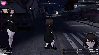 Exhibitionist girl opens coat flashing big tits and ass on public street