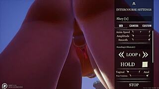 Big ass milf shey takes wild pounding from huge white cock gunjar in horny animations