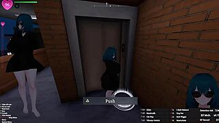 secret femboy manaka flashes big tits futanari. uncensored exhibitionism mission apartment 100