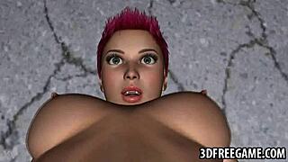 redhead lesbian babe moans as wet pussy gets licked deep