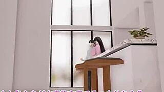 big ass black hentai babe sucks cock rides cowgirl anal creampie facial cum explosion