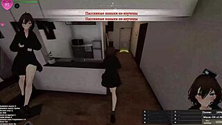 She flashes naked body stranger then gangbang creampie anal tits 3d hentai game