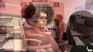 my huge bbc boss pounds my tits and curves