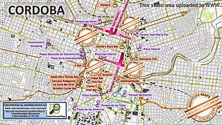 argentina cordoba street maps reveal massage parlours and freelance prostitutes
