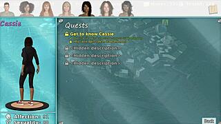 john's monster cock bursts from shorts for big titty teen ass fuck