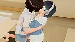 boyish huge tits girlfriend gets monster cock backshots missionary creampie presses in honeycomb come come dolce hentai party