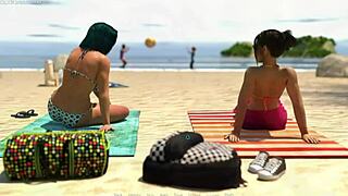 Morriganrae's futa girl faces milf seduction with those eruption-ready massive boobs