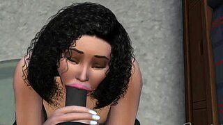 he pounds his best friend's milf mommy doggystyle rough interracial without mercy until facial cumshot