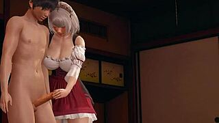 Yukiko licks glans tongue-only then deepthroats big cock cumshot