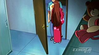 stepsister sneaks a taste of my cock first time in uncensored hentai