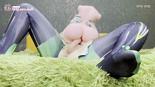 mha froppy hentai sex doll gift from crazy fan for solo pussy play and vibrator orgasm