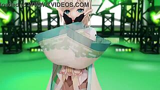 check out iroha's sexy 3d mmd dance moves in hentai style