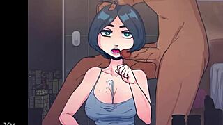 i can't stop fucking this beautiful hentai girl's tight pussy over and over