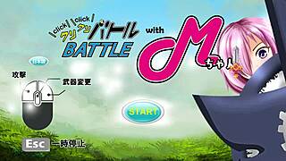 click click battle m female knight strips clothes rips gear naked tits fight ep 1